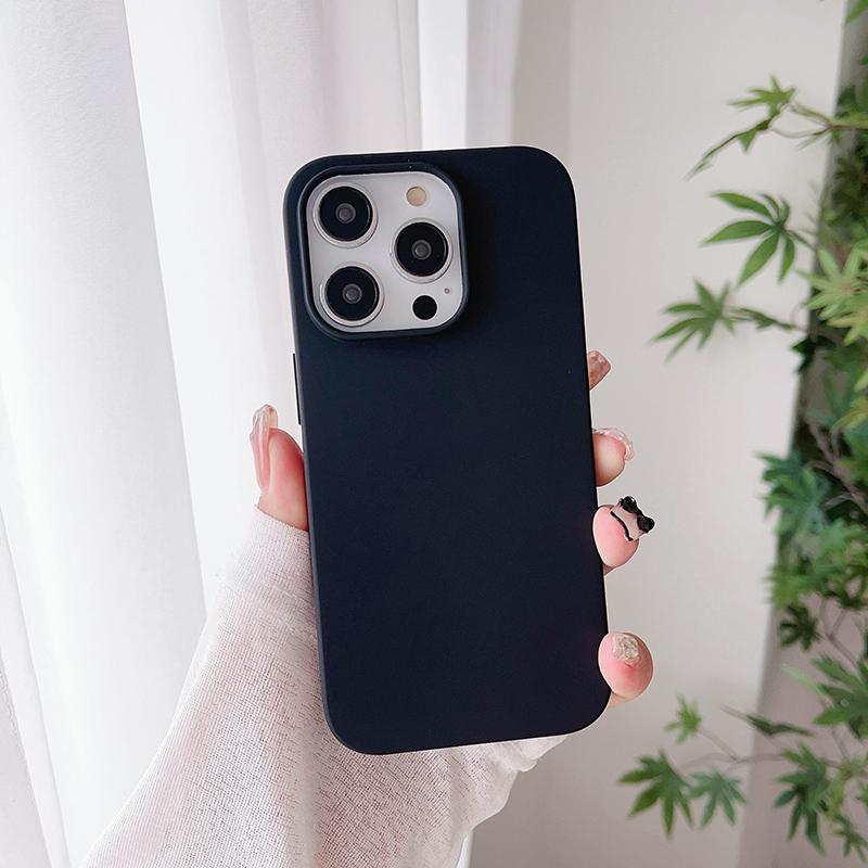 Candy Color Matte Silicone Soft Case For iPhone 16 15 14 13 12 11 Pro Max Plus Mini Luxury Ultra Thin Back Cover Colorful Shell