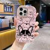 Phone Case: 2D Flat Design Suitable for iPhone 18 17 16 15 14 13 Pro Protective Case, Couple Style, Minimalist Black and White, Christmas and Hallowee