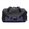 New MCM Leather Boston Bag, Pillow Bag, Shoulder Bag, Crossbody Bag, Handbag Mini Women's Black MWBCSSX01BK001