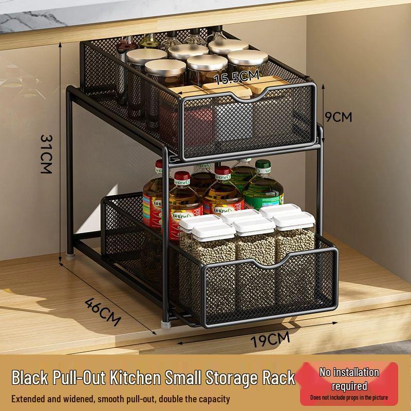 Ausziehbares Unterschrank-Aufbewahrungsregal