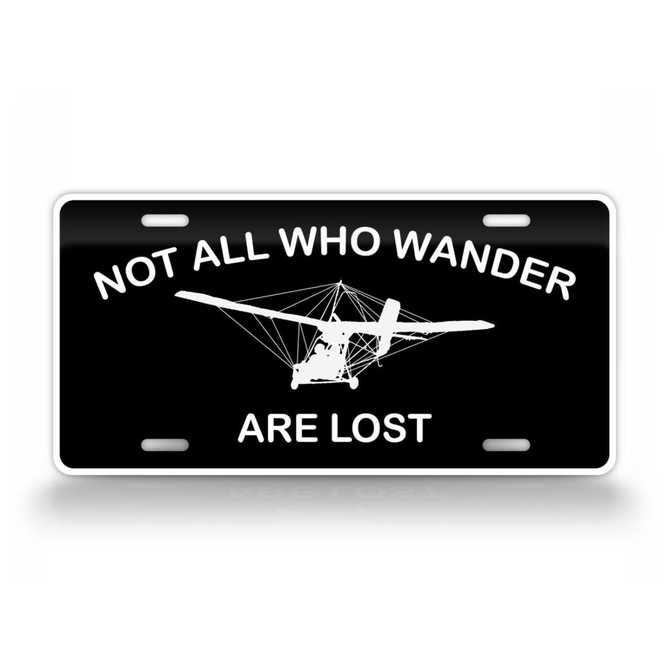 

Personalized Ultralight Not All Who Wander Are Lost Custom Tin Sign Retro Metal Poster Wall Art Decorative Plaque білий