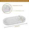 Oval Silicone Storage Tray Shatterproof Thickened Soap Tray Waterproof Jewelry Storage Box