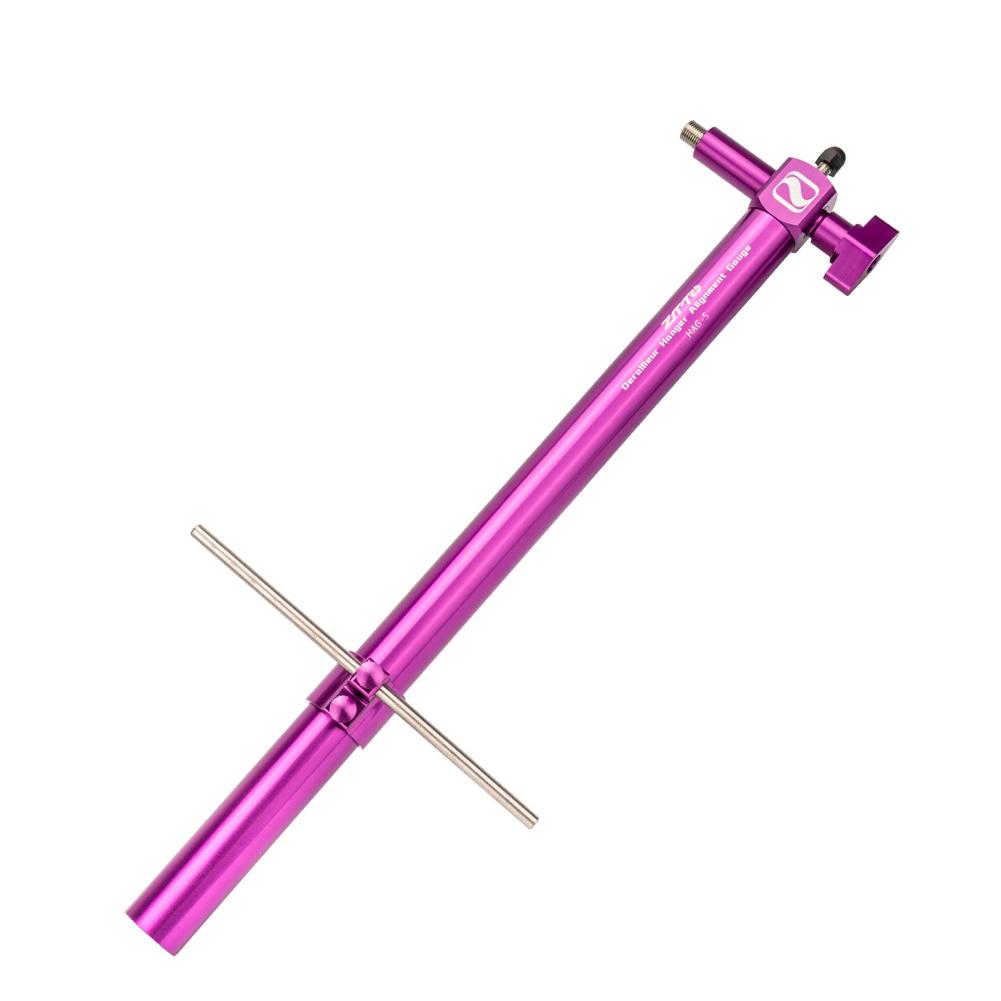 

Інструмент для вирівнювання вішалки для велосипеда Інструмент для вирівнювання хвостового гака з алюмінієвого сплаву Коригуючий ключ Інструменти Рама Регулювання заднього перемикача фіолетовий