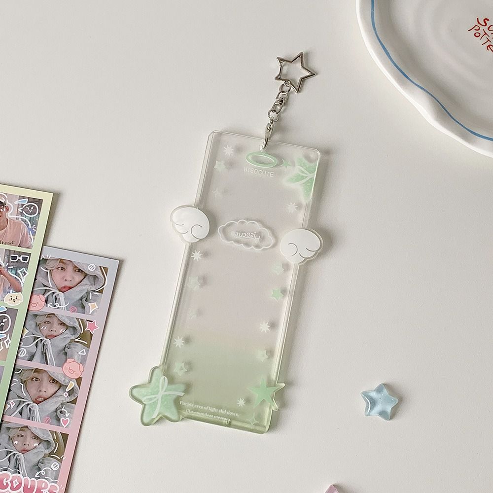Acrylic Card Protective Cover Decor Pendant Photo Collect Book New Photocard Holder