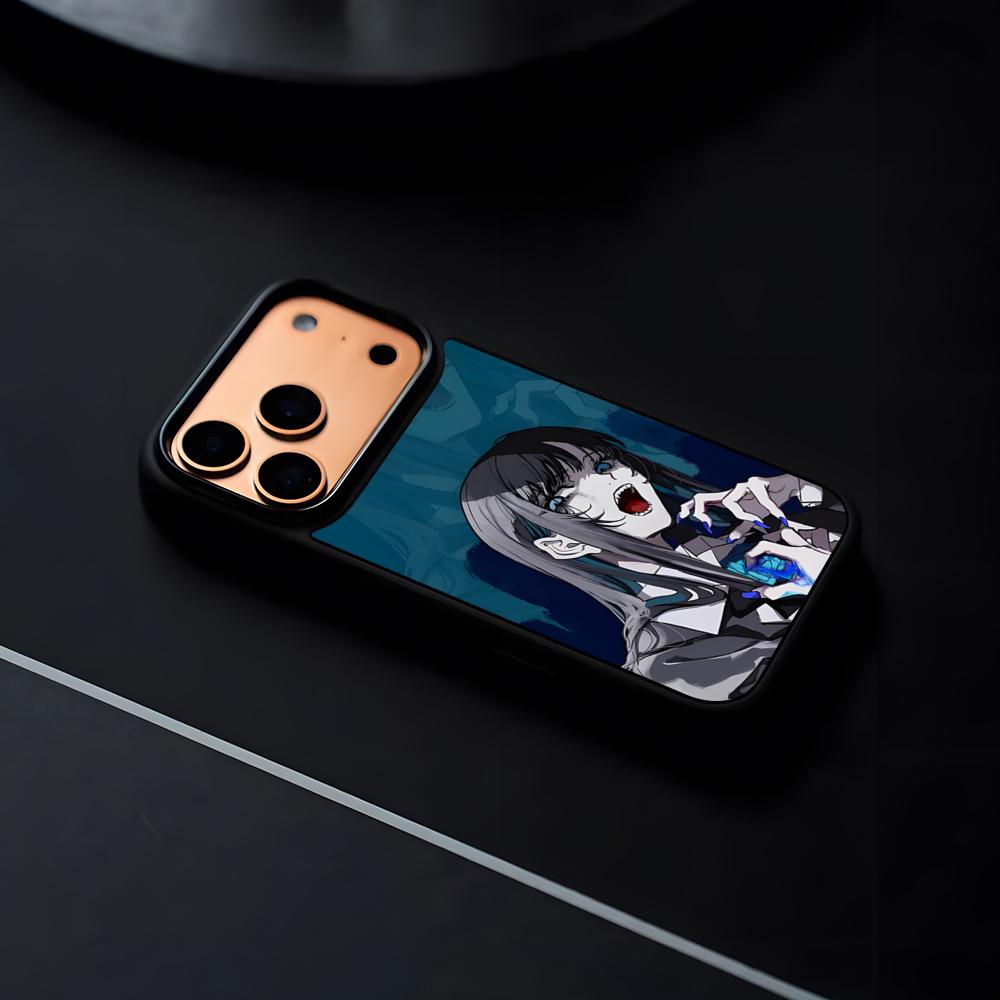 Singer-Ado Phone Case For IPhone 17 16 15 14 13 12 Pro Max Plus Black Frame Hard Shell