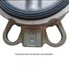304 Pneumatic Wafer Butterfly Valve D671X-10P, Rubber Soft Seal