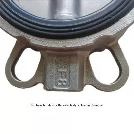 304 Pneumatic Wafer Butterfly Valve D671X-10P, Rubber Soft Seal