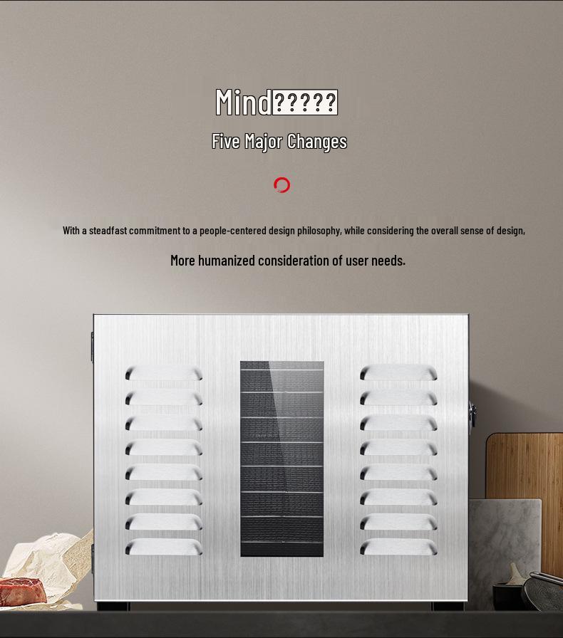 Stainless Steel Food and Fruit Dehydrator - Household Bean & Tea Air Dryer