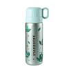 Pahar termos Starbucks Green Wilderness din oțel inoxidabil cu pai