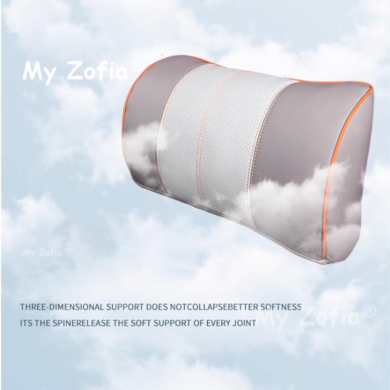For BYD Sealion 5 DM-i 2025 2026 Car Headrest Pillow Seat Neck Cushion Breathable Leather Seat Head Neck Rest Pad Accessories