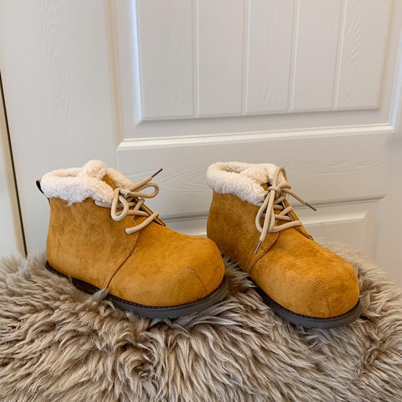 Women's Soft Elastic Cold Warm Padded Snow Boots Thick-soled Height Increase Non-slip Wear-resistant Outdoor Leisure Sports Cotton Boots