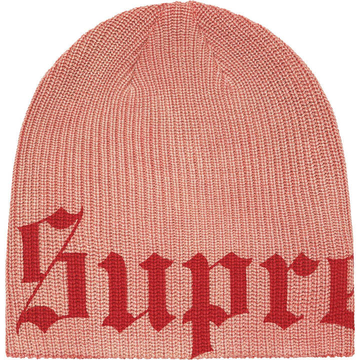 Supreme Old English Printed Beanie Red One-Size
