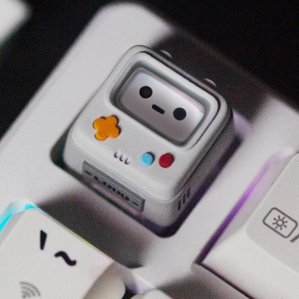 

Ремесленные колпачки для клавиш в форме игровой консоли, ручной работы, ремесленные колпачки для клавиш, аксессуар для клавиатуры для клавиши ESC серый