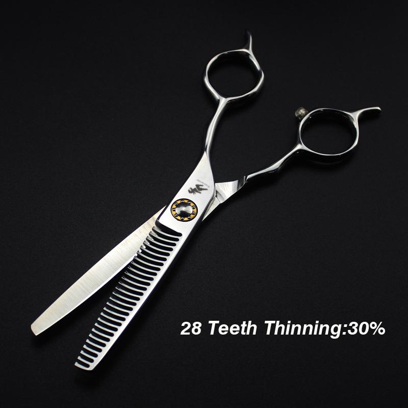 A-pattern 6.0-inch Hairdressing Scissors Set: Traveler Bearing, Straight, Bangs, Thinning Scissors