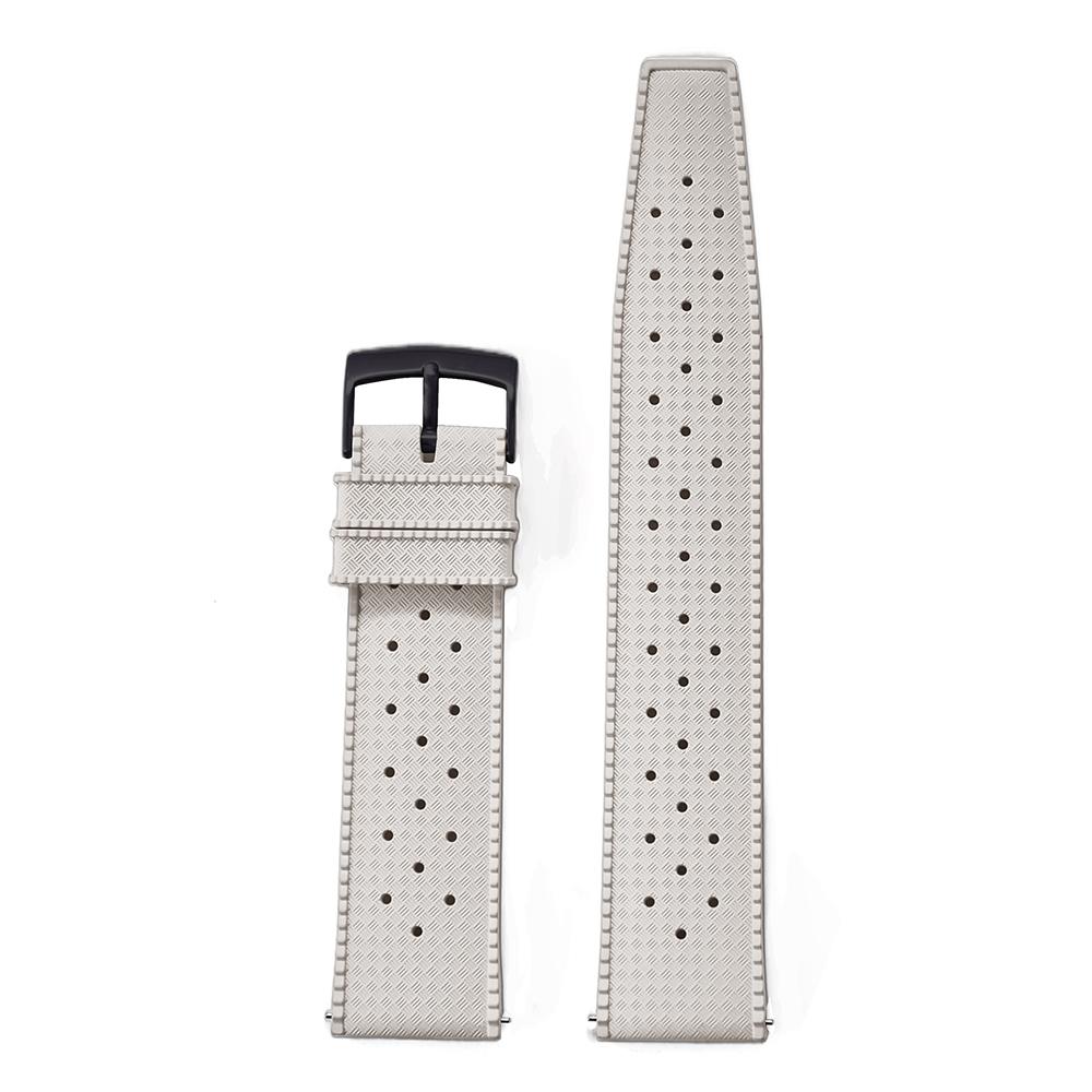 18/19/20/21/22/23/24mm Tropische FKM-Gummi-Uhrenarmbänder Schnellverschluss FPM-Armband Langlebiges Weiches Armband Wasserdichtes Sportuhr