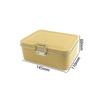 Buckle Clasp Metal Storage Tin Box Food Safe Iron Container with Lid for Homemade Cookies Candies Holiday Gift Packaging