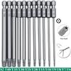 11 SZTUK Zestaw Bitów Bezpieczeństwa Torx Stal S2 Magnetyczny Zestaw Wkrętaków Bezpieczeństwa 50/100mm Zestaw Wkrętaków Gwiazdkowych dla Odkurzacza Shark T6-T40