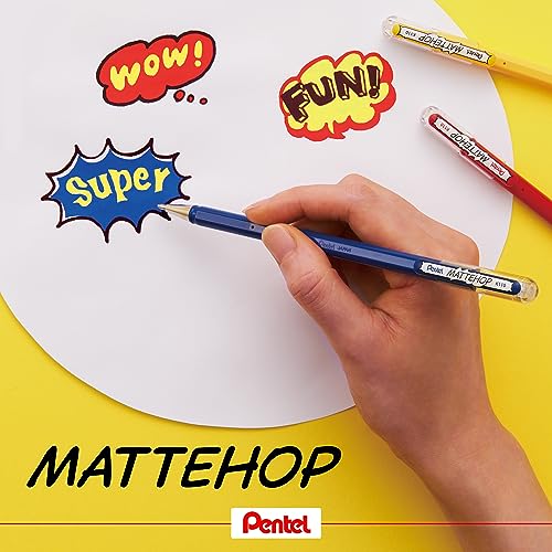Pentel Color Ballpoint Pen Matte Hop Original 7 Colors K110-V7STA