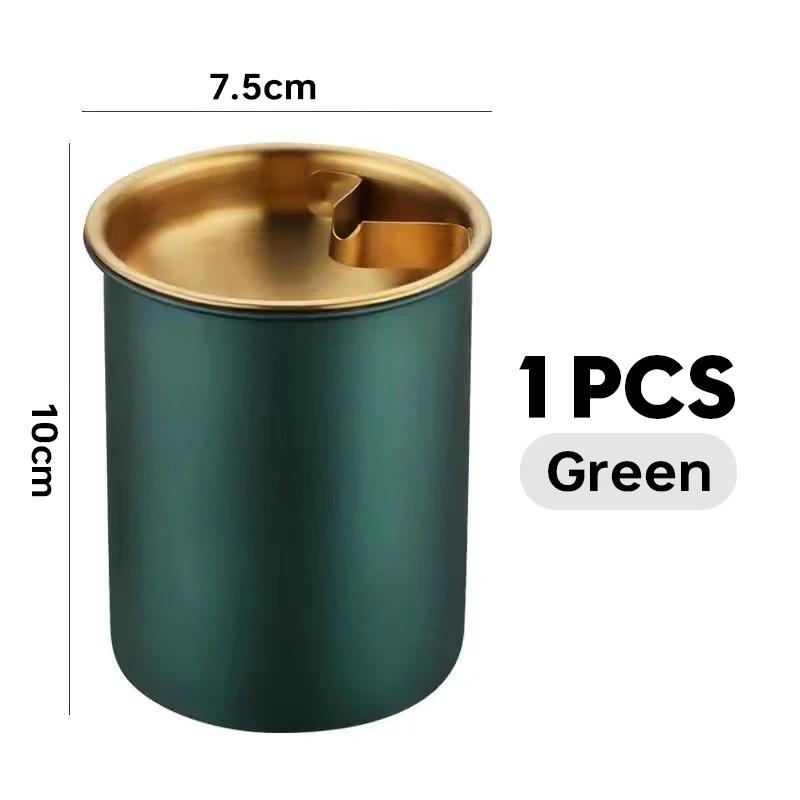 Detachable Metal Stainless Steel Ashtray Creative Funnel Windproof Car Ashtray Cup Living Room Anti-fly Ash Office Home Decor