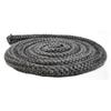 Black Wood Burner Gasket Fiberglass Rope Good Sealing Performance Maintain Burn Efficiency Practical To Use For Pellet Burners