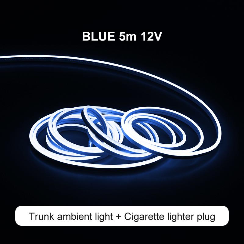 For Tesla Model Y Customized Trunk Lights Flexible Frunk Brighten LED Strip Waterproof Silicone Camping DIY Car Decorative Light