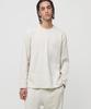 Musinsa Standard Heavyweight Relaxed Crew Neck Long Sleeve T-Shirt [Dusty Cream]