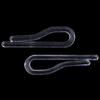 Prettyia Approximately 100 Pieces Plastic Shirt Collar Pins, Craft Pins, Concealed Clips, Transparent Peg Clips