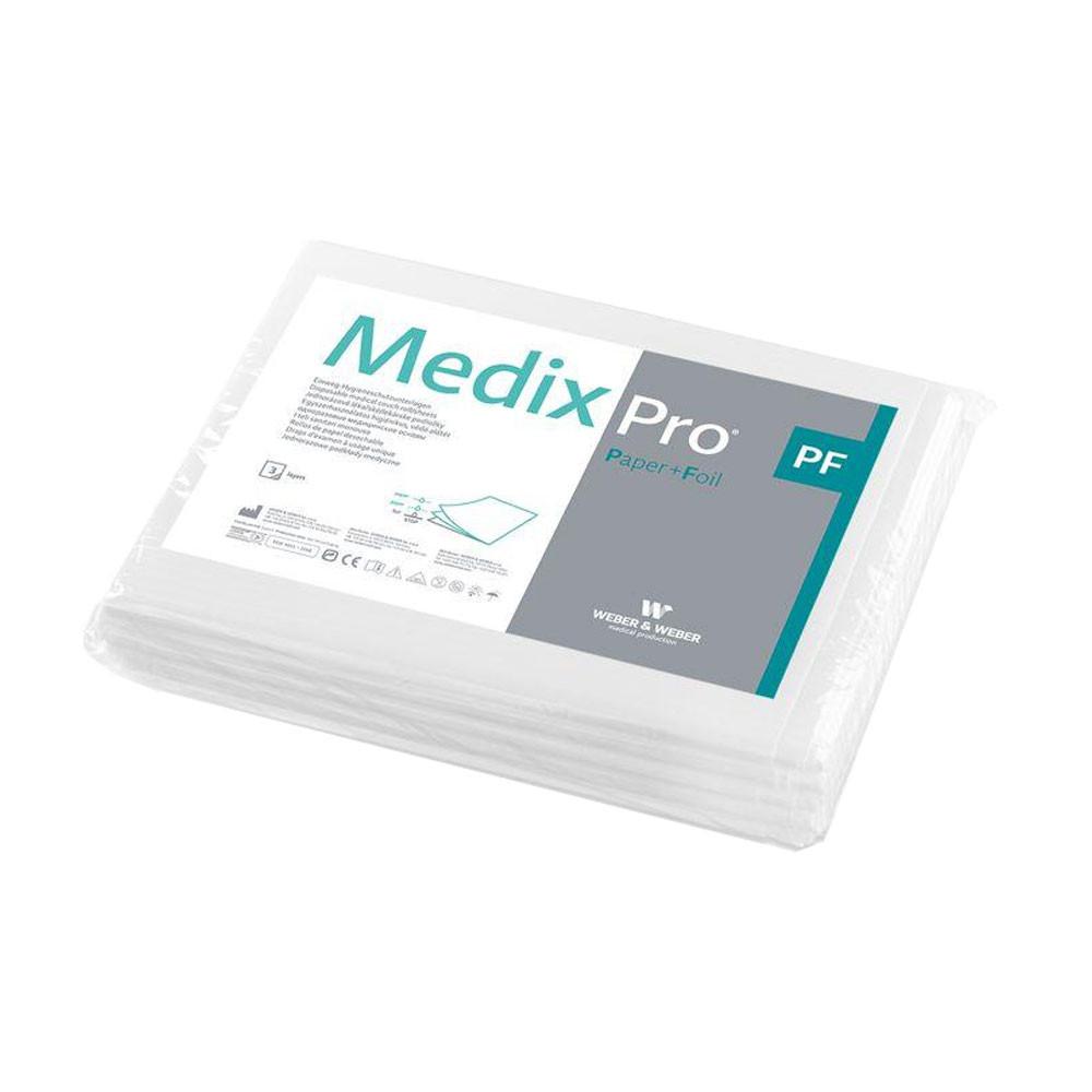 Disposable Sheet 77cm X 210cm White Foiled 54G Medixpro 5 Pcs