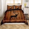 Forest Deer Duvet Set 3D Animal Digital Printing Bedding Set Bedroom Room Decoration
