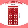 Thread Checker Bolt Size , Metric, Portable High Performance Quick Measurement Measuring Tool
