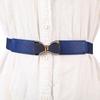 Women's Stretch Waistband Slim Elastic Belt Waist Cincher Band with Fashion Clasp for Outfits Dresses Jackets
