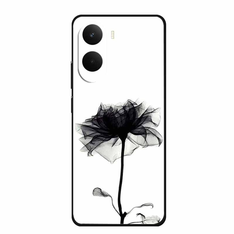 

Чехол для телефона Xiaomi Poco M7 Plus 5G 2025 Черный Силиконовый Мягкий ТПУ Чехол Для Xiaomi Poco M7 Plus Задняя крышка Чехол 6.9 Coques Para Poco M7 Plus 5G