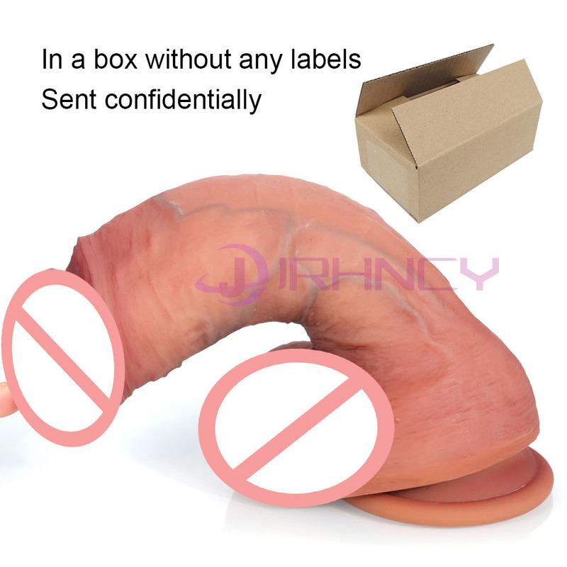 Super Realistic Dildo For Women Huge Silicone Penis Female Masturbation Fake Dildo with Suction Cup Adult Sex Games No Vibrator