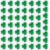 50Pieces Self Adhesive Shamrock Sticker Plant Decal Paper Texture Perfect for Patricks Day Party and Decorations