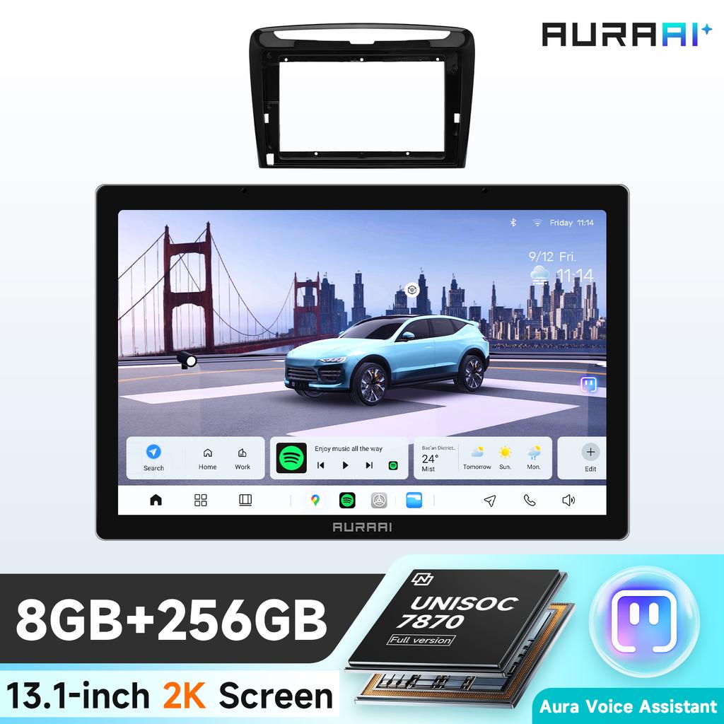 Hizpo 2K Screen Wireless Apple Carplay Android Auto for Lancia Ypsilon 2012 - 2020 Infotainment Intelligent Multimedia System Navigation GPS