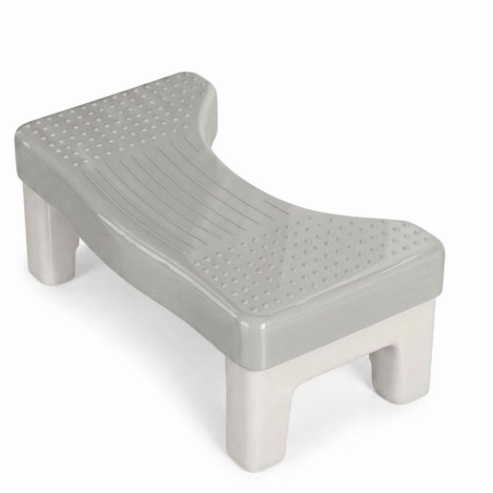 Rutschfester Badezimmer-Fußhocker Stuhl Stabile Fußstütze Stuhl Toilettenstuhl Badezimmer