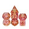 Cusdie Unique DND Dice Sharp Edges D4 D6 D8 D10 D% D12 D20 Polyhedral Dice Set for Dungeons&Dragons Tabletop Role Playing Games