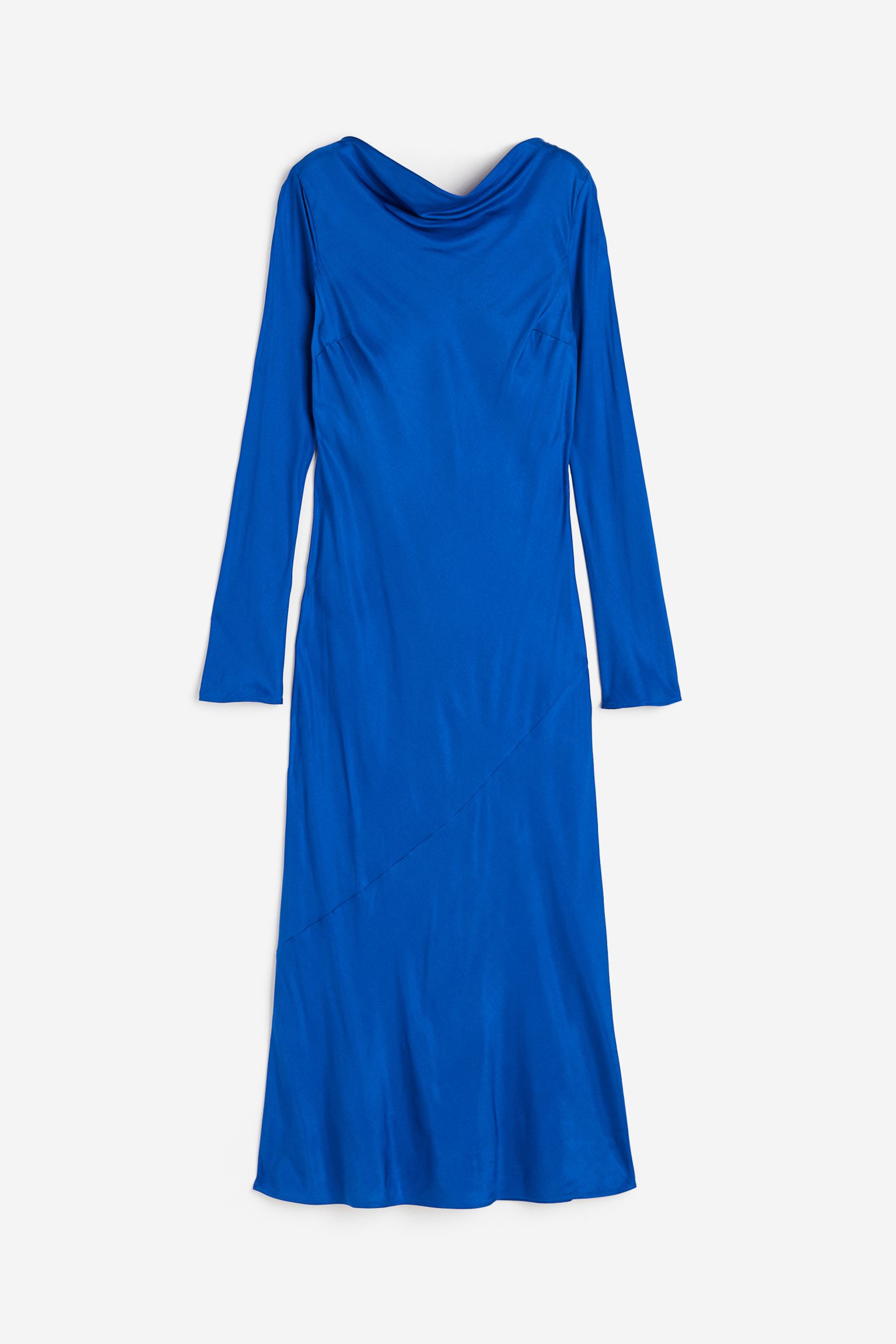 

Tie-detail satin dress