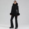 Women's Slim-Fit Double Board Windproof Ski Suit - Waterproof, Thickened, Warm, for Extreme Cold