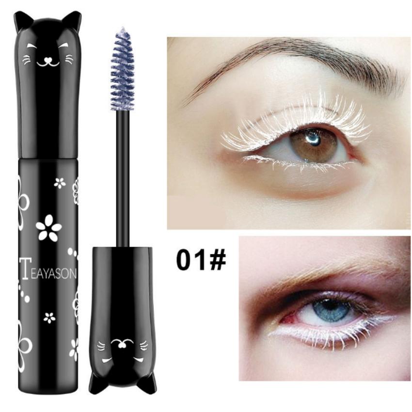 Черный макияж Макияж для глаз Цветная тушь для ресниц Водостойкая Подкручивание ресниц Удлиняющий макияж Ресницы Вечеринка Сцена Подводка для глаз Карандаш для глаз Ручка Красота