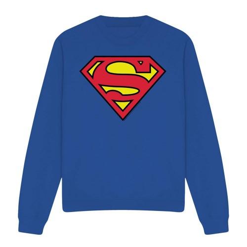 Superman Unisex Adult Logo Sweatshirt