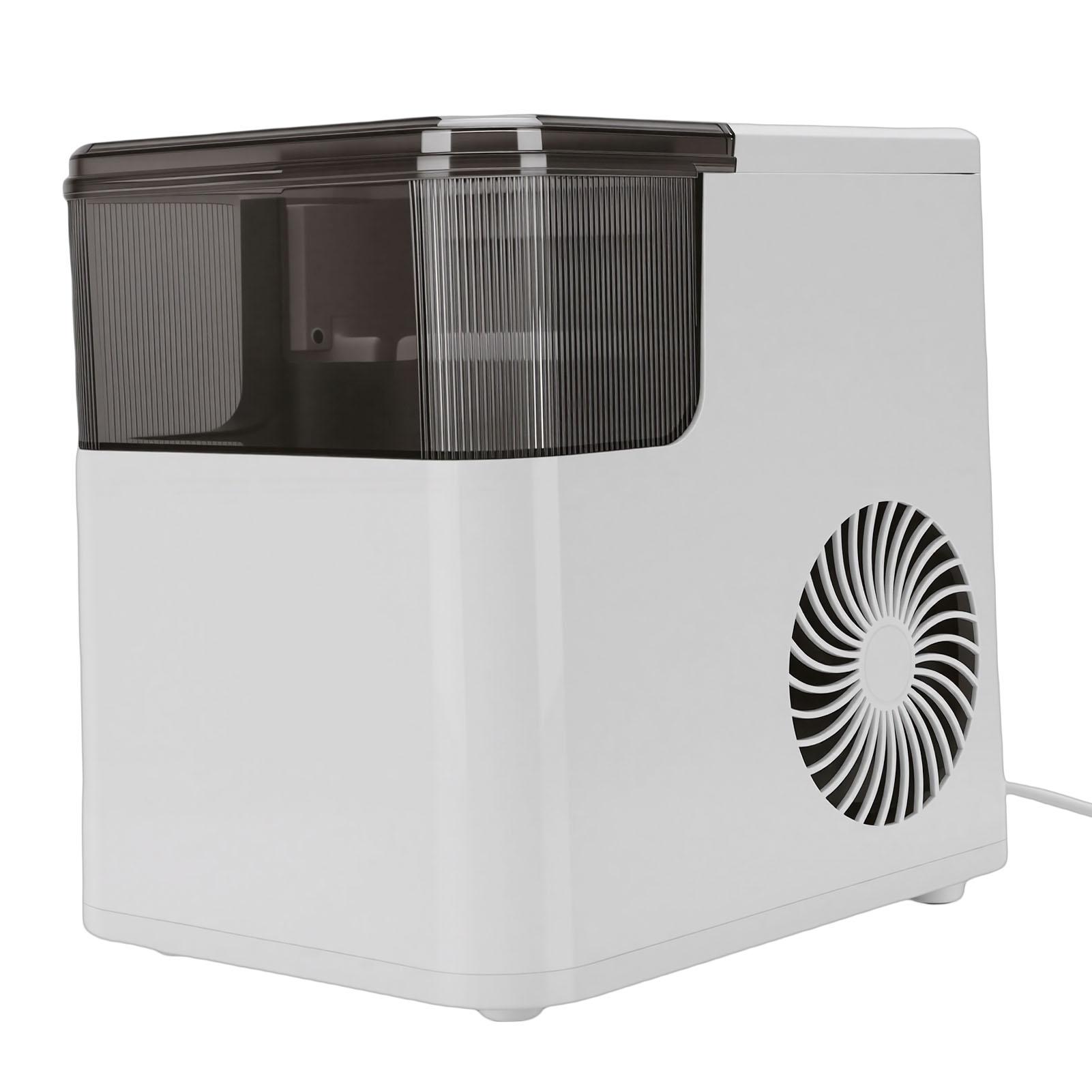 

Automatic Ice Maker Countertop 26lbs in 24H Portable Ice Machine with Scoop for Home Kitchen Camping RV White