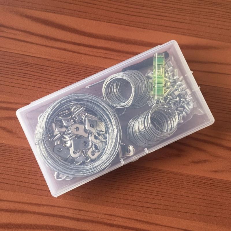 105pcs Professional Grades Hangings Kits Comprehensive Kits for Picture Frame Photo Hangers Photos Tool with screws