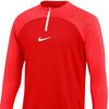 Nike NK Dri-FIT Academy Drill Top, Mens Red Sweatshirt