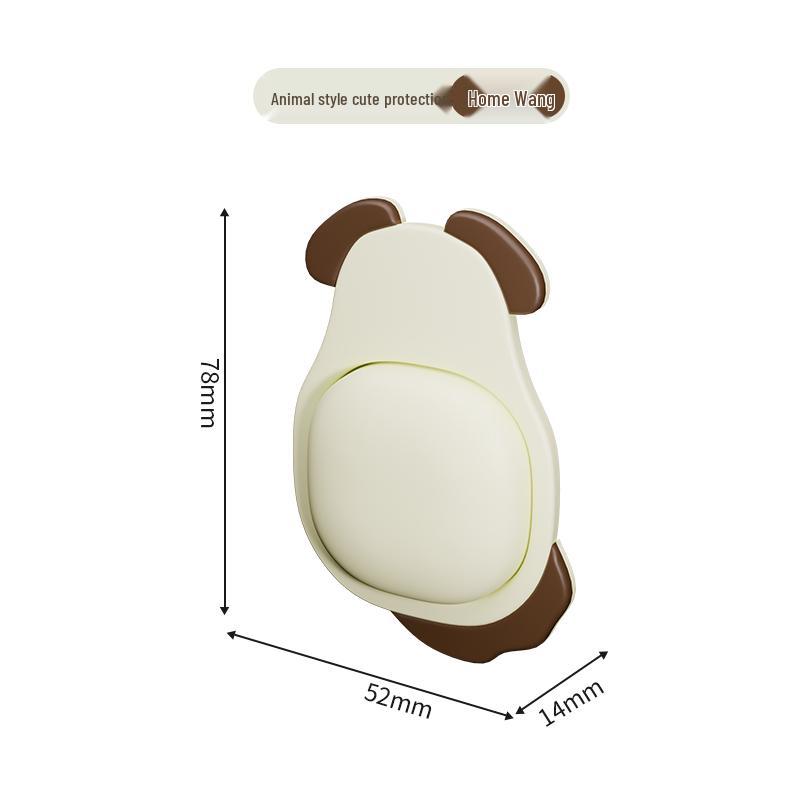 Silicone Door Handle Anti-Collision Buffer Pad for Wall and Glass Protection