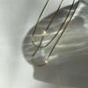 Vintage Neck Chain Gold Color Necklaces for Women Thin Chains On The Neck Minimalist Pendant Choker Jewelry Trend Collares