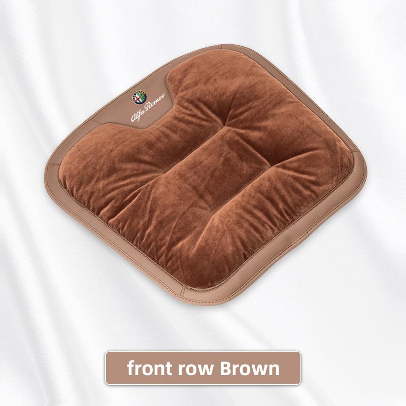 Winter Plush Car Seat Cushion Keep Warm Auto Seat Cover For Alfa Romeo Giulietta Mito 159 Giulia Stelvio 156 147 Tonale Brera YY1