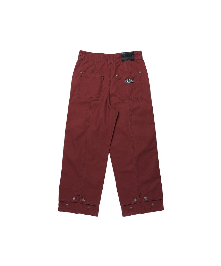 Opeoseu0012 Op. 08 Fld Liquid Cotton Pants Burgundy