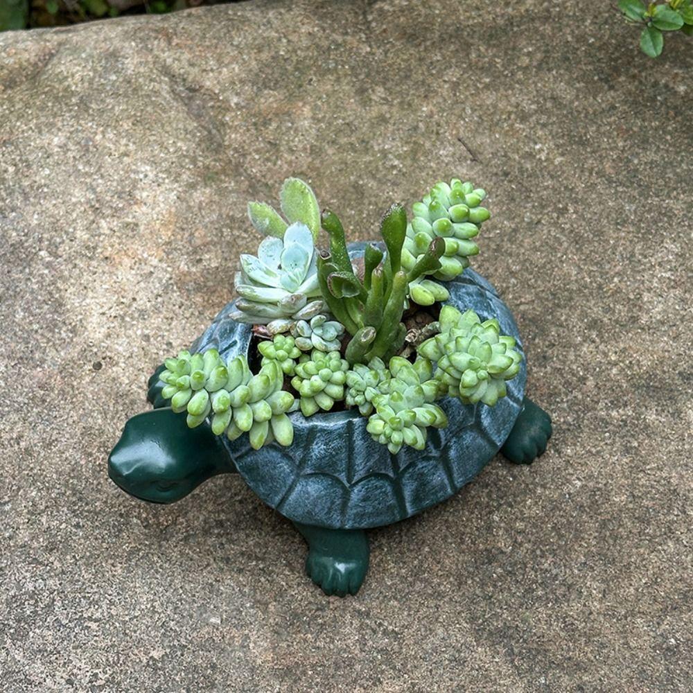 Cute Animal Ornament Vase Handicraft Hydroponic Flower Holder Turtle Flowerpot  Aromatherapy Bottle