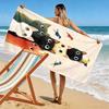 Happy Animal Cats 2D Flat Print Beach Towel, Large Soft Quick Dry Towel for Beach Camping Swimming.MSTJ0918421